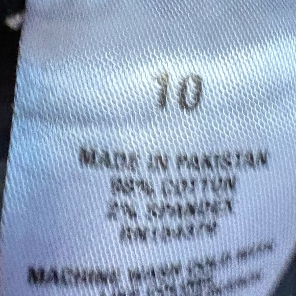 Aeropostale Black Distressed Jean Shorts size 10 - Picture 3 of 4